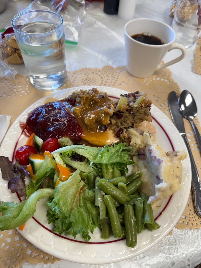 November turkey meal